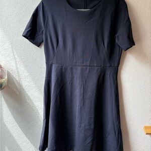 Uniqlo Short Sleeve Dress, Blue, Size L